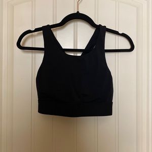 Fabletics No-Bounce High Impact Sports Bra- Black Size S